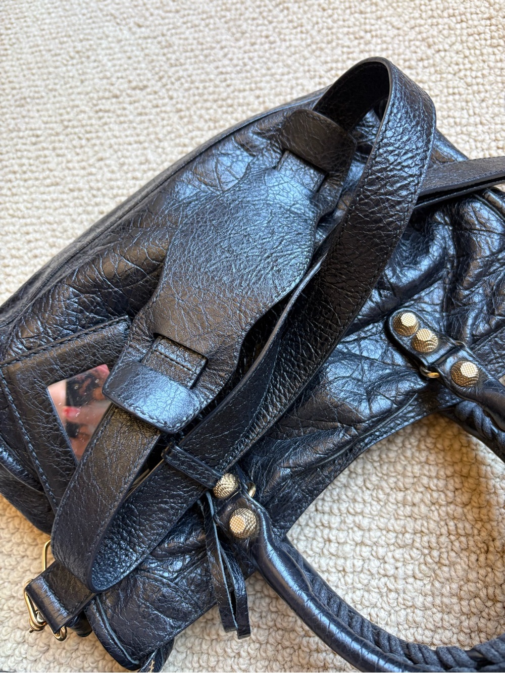 Balenciaga Le City bag with gold size medium - Picture 12 of 14